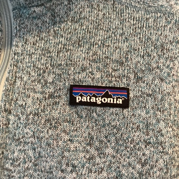 EUC—Women's Better Sweater® 1/4-Zip Fleece in Hawthorne Blue - Picture 6 of 9